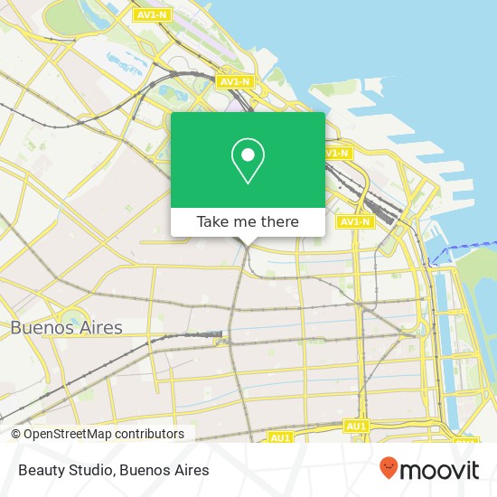 Beauty Studio map