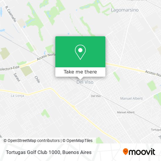 Tortugas Golf Club 1000 map