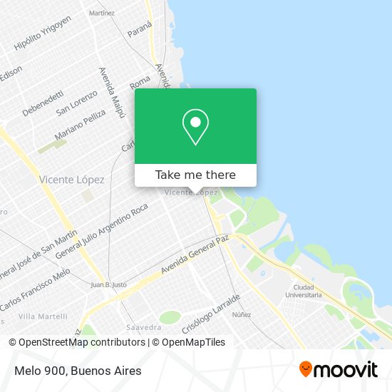 Mapa de Melo 900