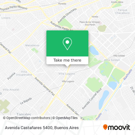 Avenida Castañares 5400 map