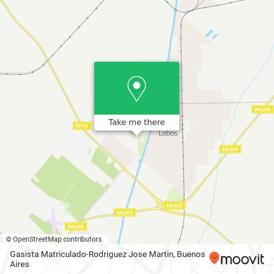 Gasista Matriculado-Rodriguez Jose Martin map