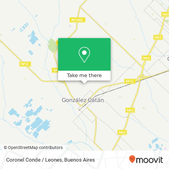 Coronel Conde / Leones map