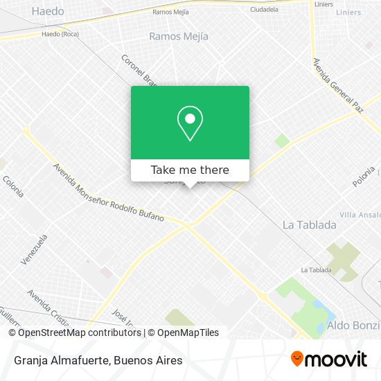 Granja Almafuerte map