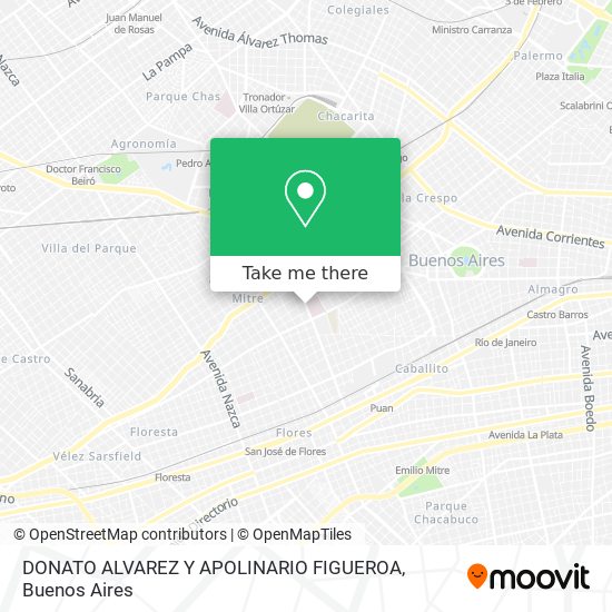 DONATO ALVAREZ Y APOLINARIO FIGUEROA map