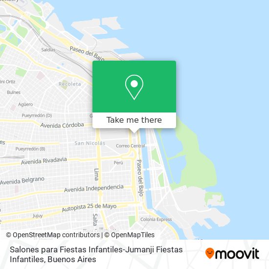 Salones para Fiestas Infantiles-Jumanji Fiestas Infantiles map