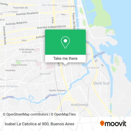 Mapa de Isabel La Catolica al 900