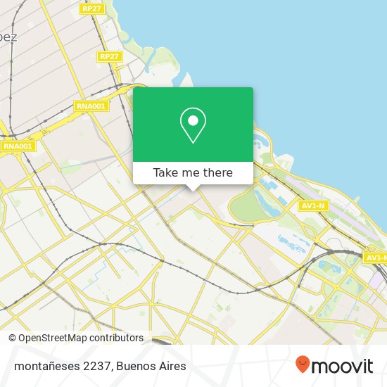 montañeses 2237 map