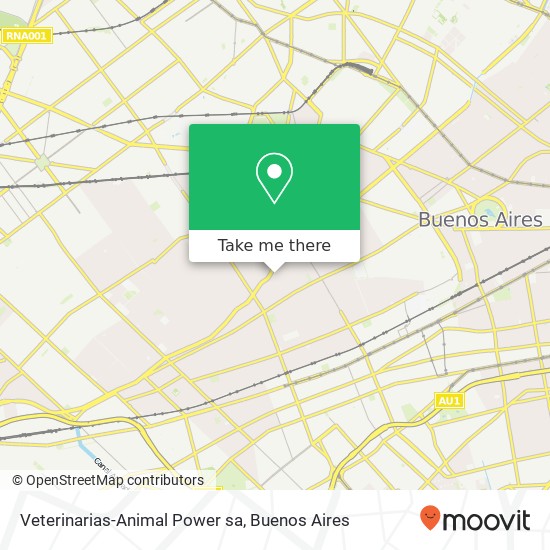 Veterinarias-Animal Power sa map