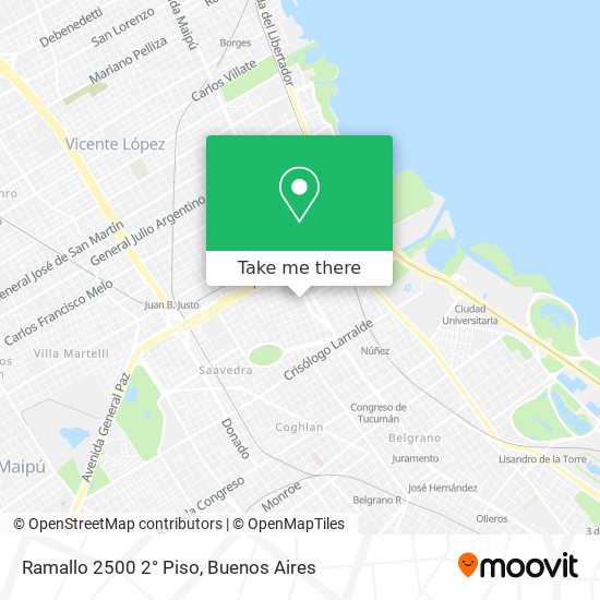Ramallo 2500  2° Piso map