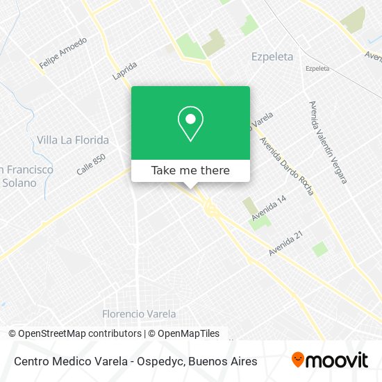 Centro Medico Varela - Ospedyc map