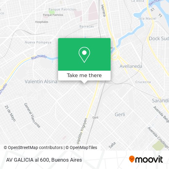 AV GALICIA  al 600 map