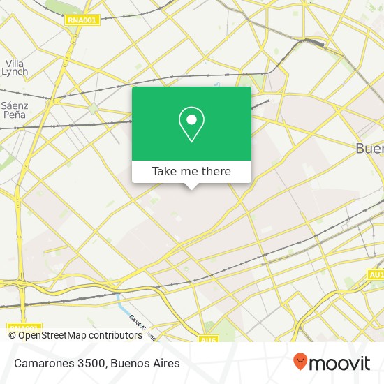 Camarones  3500 map