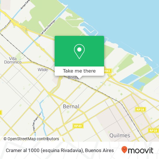 Cramer al 1000 (esquina Rivadavia) map