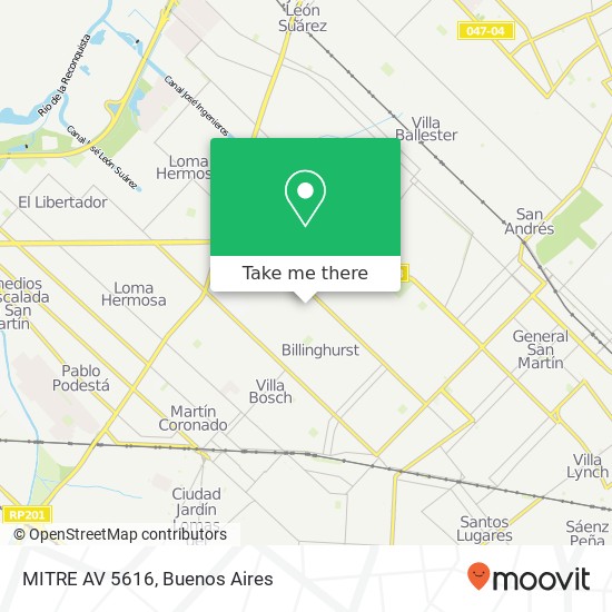 MITRE  AV 5616 map