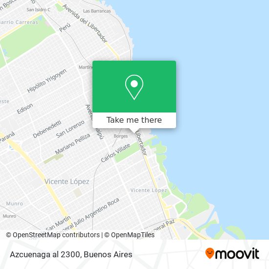 Azcuenaga al 2300 map