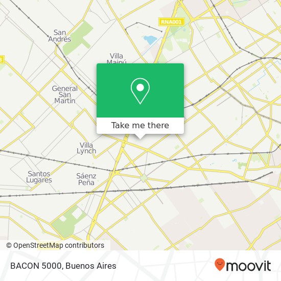 BACON 5000 map