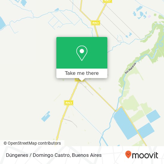 Dúngenes / Domingo Castro map