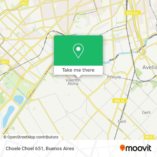 Choele Choel 651 map