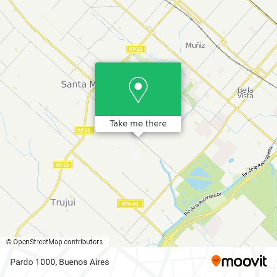Pardo 1000 map