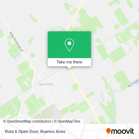Ruta 6 Open Door map