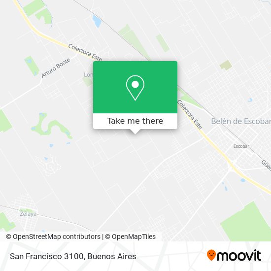 Mapa de San Francisco  3100