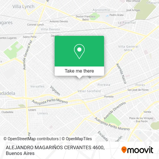 ALEJANDRO MAGARIÑOS CERVANTES 4600 map