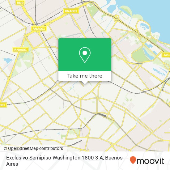 Exclusivo Semipiso Washington 1800   3 A map