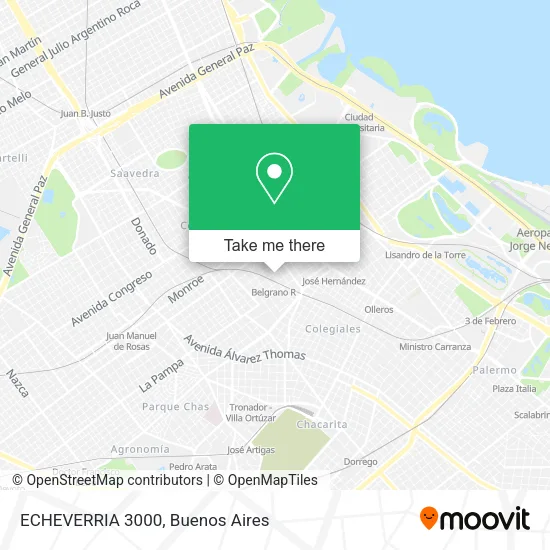 Mapa de ECHEVERRIA 3000