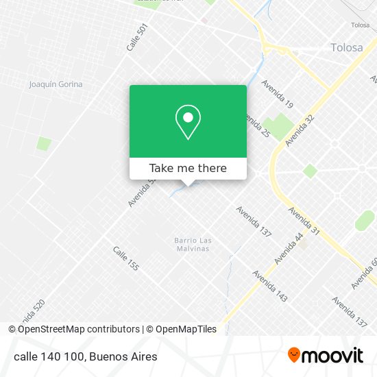 calle 140 100 map