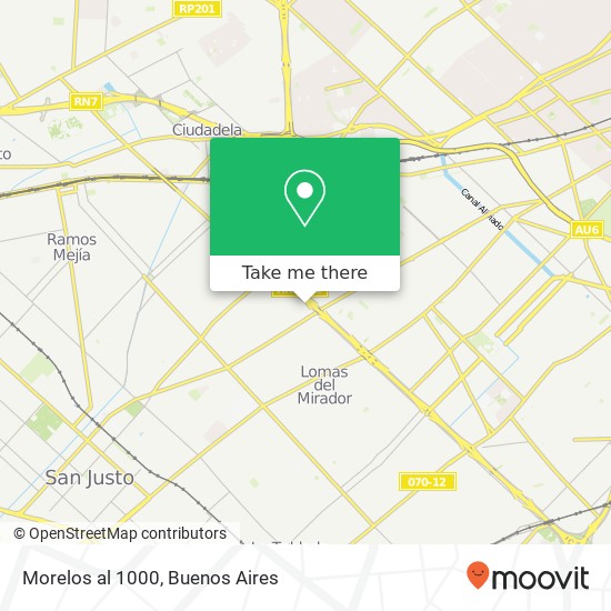 Morelos al 1000 map