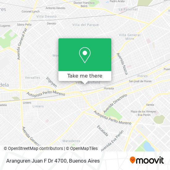 Aranguren Juan F Dr 4700 map