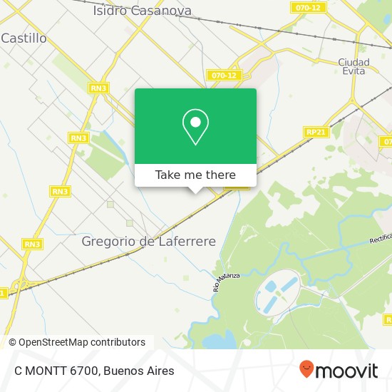 C  MONTT 6700 map