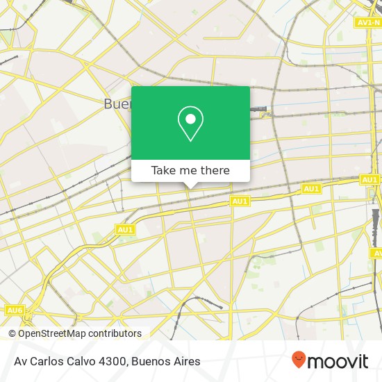 Av Carlos Calvo 4300 map