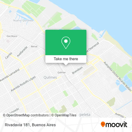 Rivadavia 181 map
