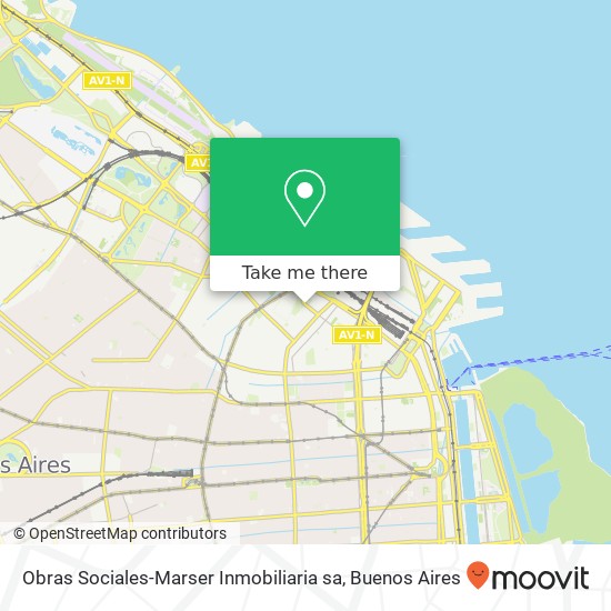 Obras Sociales-Marser Inmobiliaria sa map