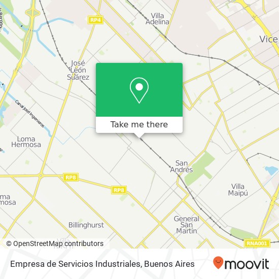 Empresa de Servicios Industriales map