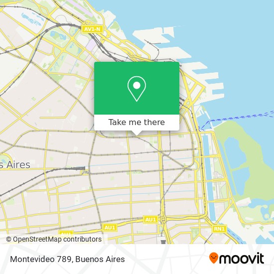 Montevideo 789 map