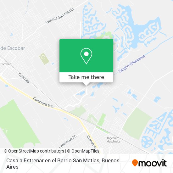 Casa a Estrenar en el Barrio San Matias map