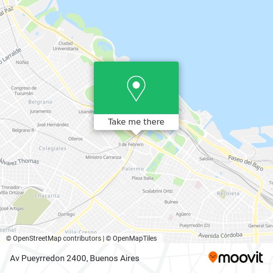 Av  Pueyrredon 2400 map