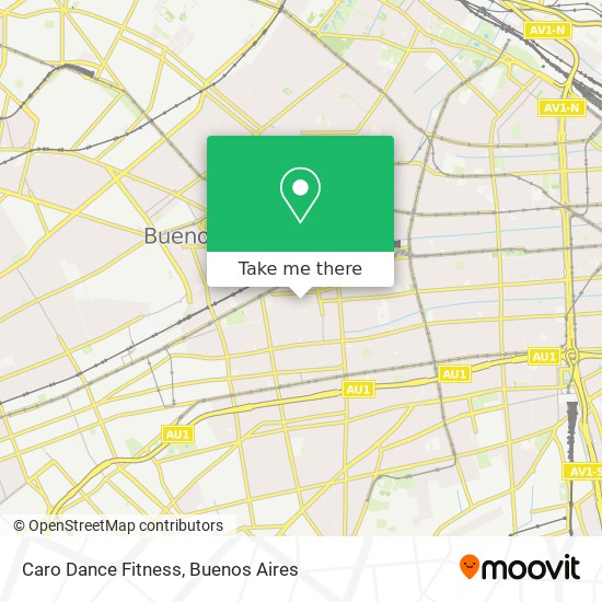 Mapa de Caro Dance Fitness