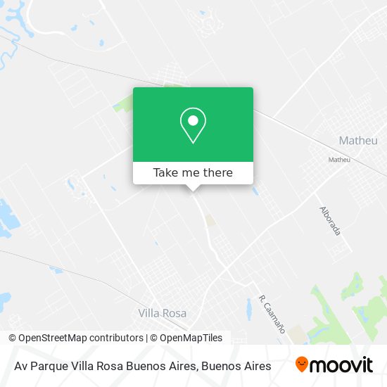 Av  Parque  Villa Rosa  Buenos Aires map