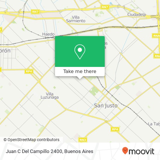 Mapa de Juan C Del Campillo  2400