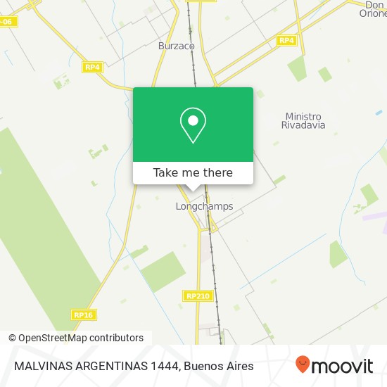 Mapa de MALVINAS ARGENTINAS 1444