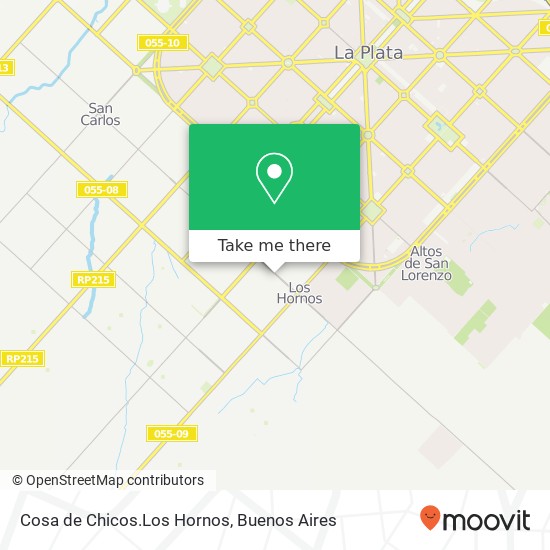 Cosa de Chicos.Los Hornos map