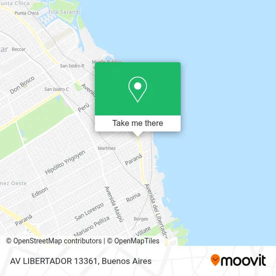 AV LIBERTADOR 13361 map