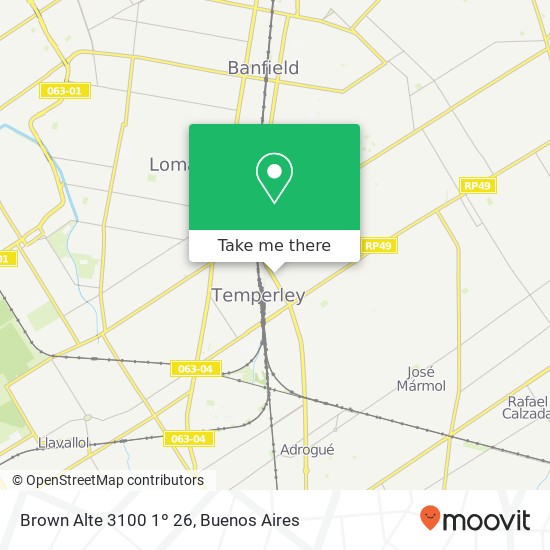 Mapa de Brown  Alte 3100 1º 26