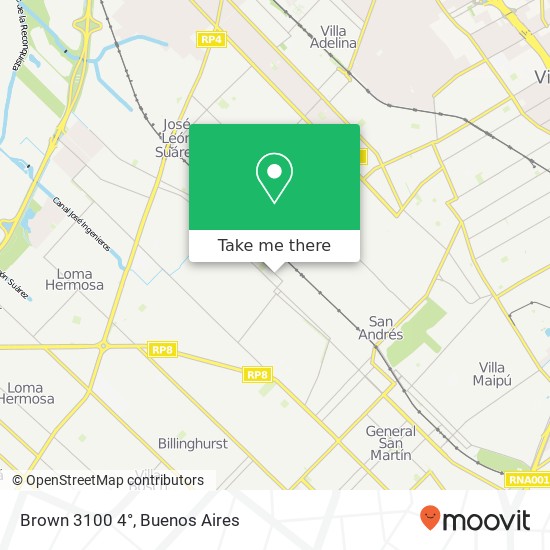 Mapa de Brown  3100 4°