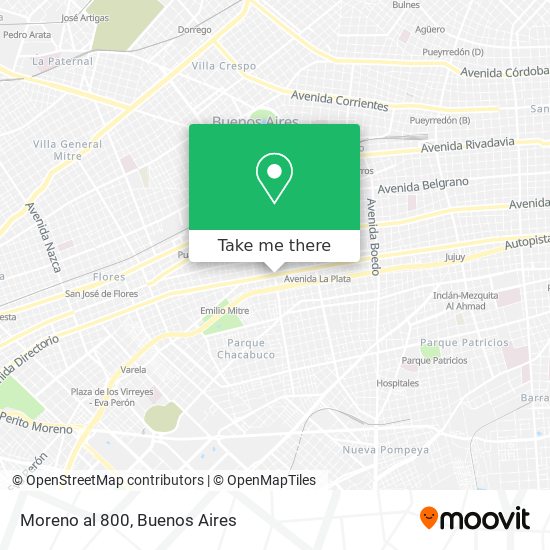 Moreno al 800 map