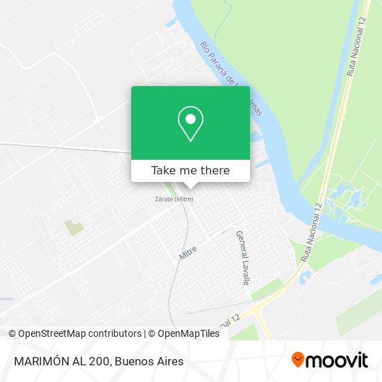 Mapa de MARIMÓN AL 200