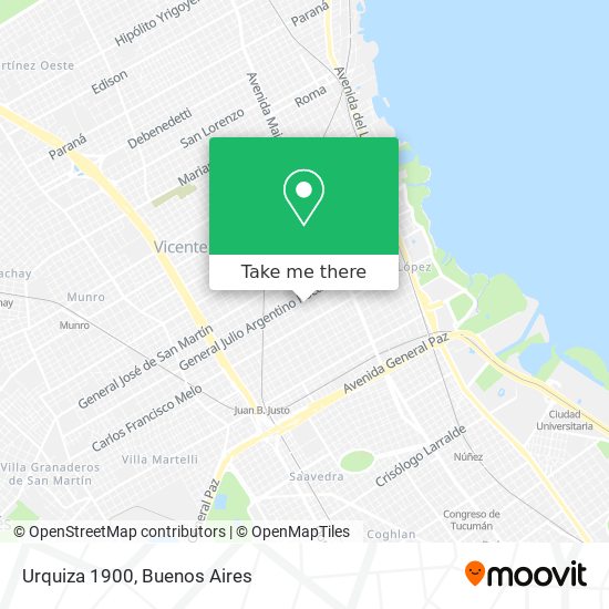 Mapa de Urquiza 1900